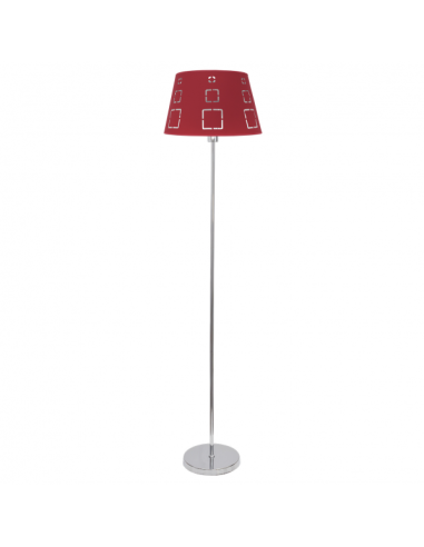 Pie De Salon Celaya 1xe27 Rojo