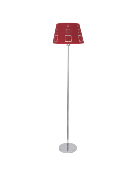 Pie De Salon Celaya 1xe27 Rojo