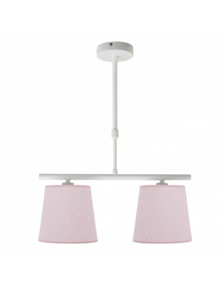 Lampara Consciencia 2xe14 Rosa Regx39x16 Cm