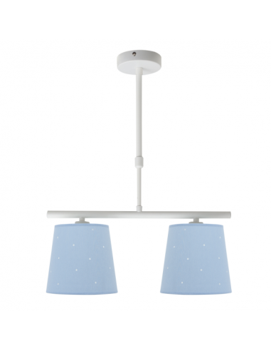 Lampara Consciencia 2xe14 Celeste Regx39x16 Cm