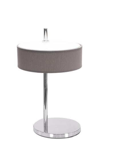 Sobremesa Haiti 1xe14 Cromo/Topo 37x22x26 Cm