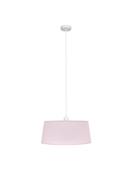 Colgante Consciencia 1xe27 Rosa Regx40x40 Cm
