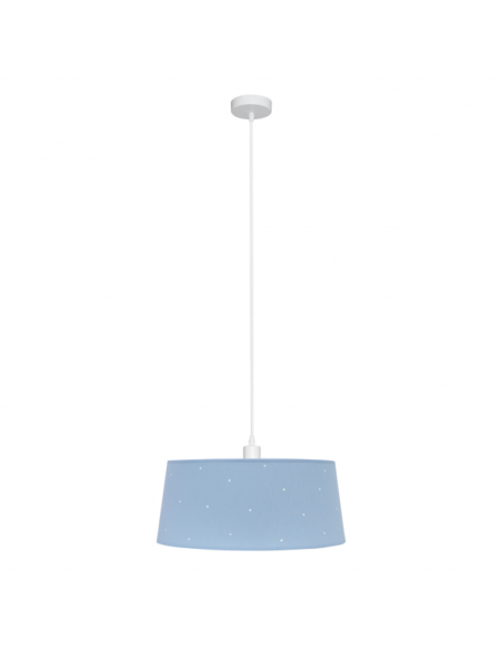 Colgante Consciencia 1xe27 Celeste Regx40x40 Cm