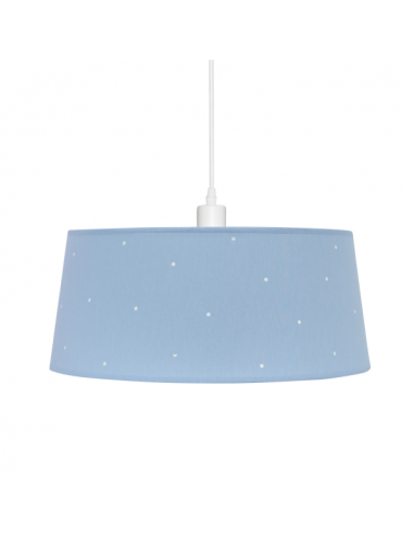 Colgante Consciencia 1xe27 Celeste Regx40x40 Cm
