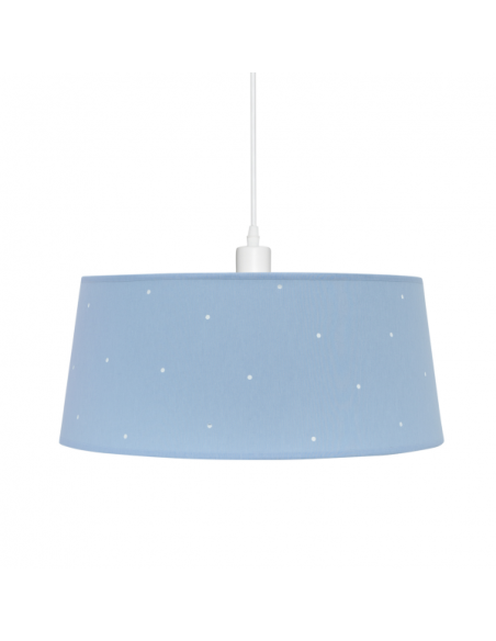 Colgante Consciencia 1xe27 Celeste Regx40x40 Cm