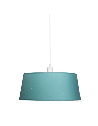 Colgante Consciencia 1xe27 Turquesa Regx40x40 Cm