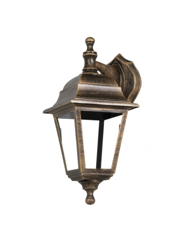 Aplique Exterior Albahaca 1xe27 Oro Viejo Ip44 Policarbonato 35x15x19,7 Cm