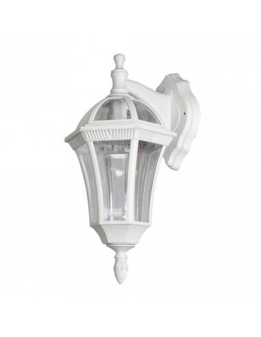 Aplique Exterior Comino 1xe27 Blanco Ip44 Policarbonato 41,1x17x6x23,8 Cm