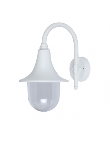 Aplique Exterior Hinojo 1xe27 Blanco Ip44 Policarbonato 40,8x21,7x32,6 Cm