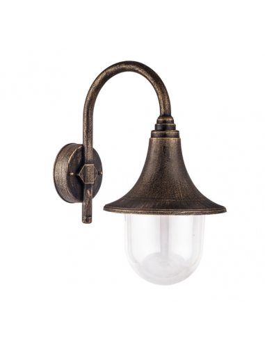 Aplique Exterior Hinojo 1xe27 Oro Viejo Ip44 Policarbonato 40,8x21,7x32,6 Cm