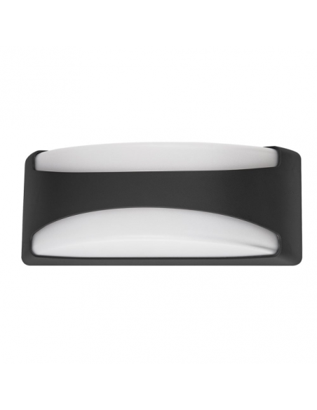 Aplique Exterior Daikon 1xe27 Negro Ip65 Policarbonato  13,2x32x13 Cm