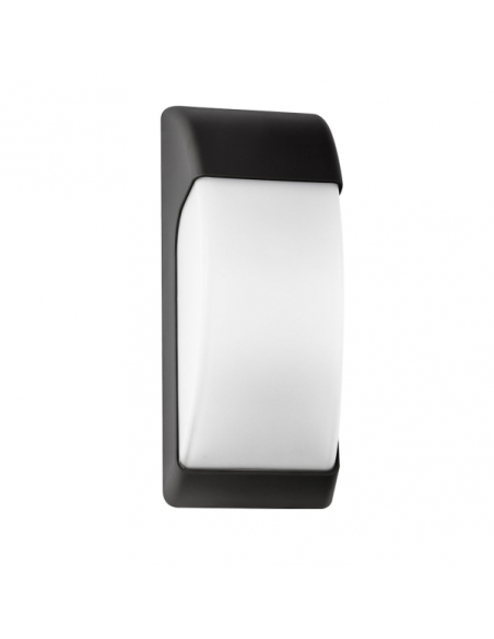Aplique Exterior Espelta 1xe27 Negro Ip65 Policarbonato   32x12,9x13 Cm