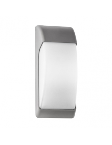 Aplique Exterior Espelta 1xe27 Gris Ip65 Policarbonato   32x12,9x13 Cm