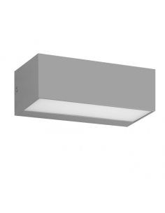Aplique Exterior Masala 1xe27 Gris Ip65 Policarbonato  9x23x10,1 Cm