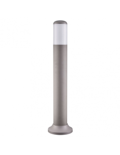 Pilar Exterior Azafran 1xe27 Gris 70x9,1x9,1 Cm Policarbonato  Ip44