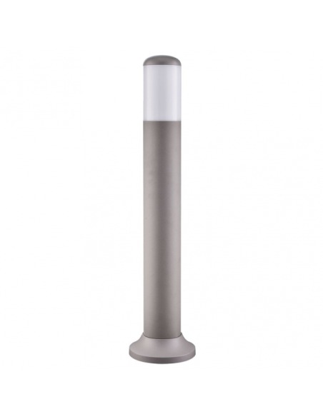Pilar Exterior Azafran 1xe27 Gris 70x9,1x9,1 Cm Policarbonato  Ip44