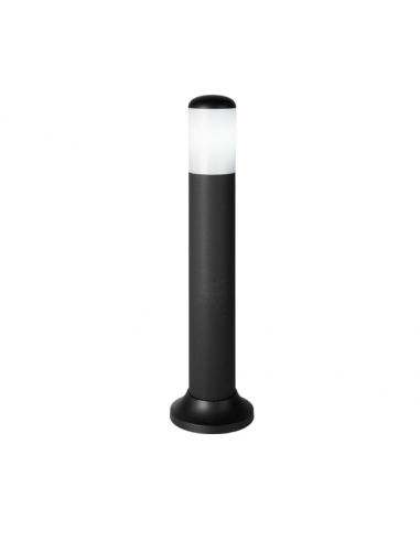 Pilar Exterior Azafran 1xe27 Negro 40x9,1x9,1 Cm Policarbonato  Ip44