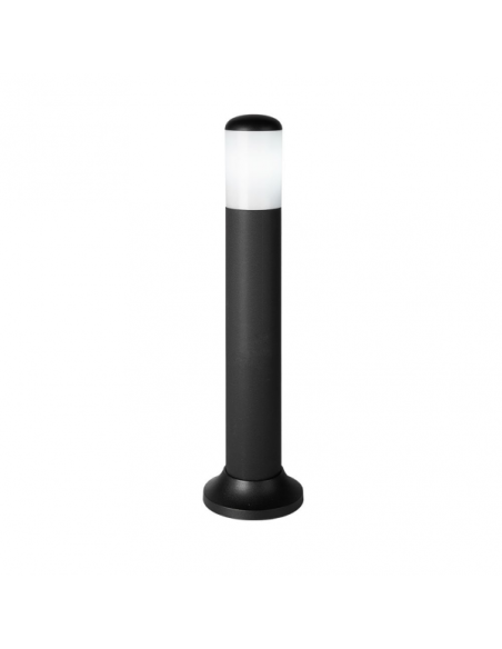 Pilar Exterior Azafran 1xe27 Negro 40x9,1x9,1 Cm Policarbonato  Ip44