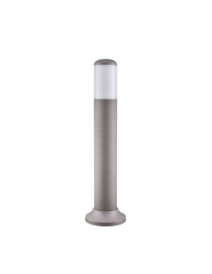 Pilar Exterior Azafran 1xe27 Gris 40x9,1x9,1 Cm Policarbonato  Ip44