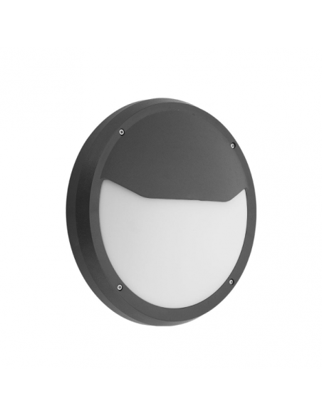 Aplique Exterior Coliandro 2xe27 Negro Policarbonato  9,4x30d  Ip65