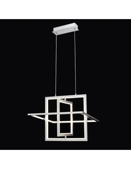 Colgante 50w 4000k 3500lm Lexie Cromo Regx45d