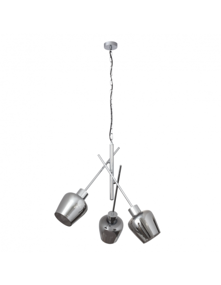 Lampara Soline 3xe27 Cromo Regx50x50 Cm