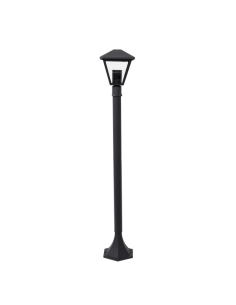 Farola Peq. Dornela 1xe27 Gris Oscuro Ip44 100 Cm