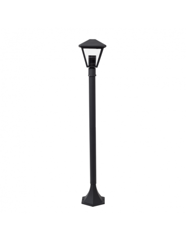 Farola Peq. Dornela 1xe27 Gris Oscuro Ip44 100 Cm