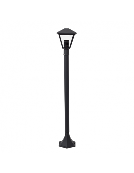 Farola Peq. Dornela 1xe27 Gris Oscuro Ip44 100 Cm