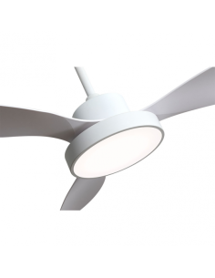 Ventilador Dc Hayate 48w 4080lm Blanco 3 Asp 39/54x120x120cm 3000-4000-6000k C/remoto, Memoria Y Temporizador 2