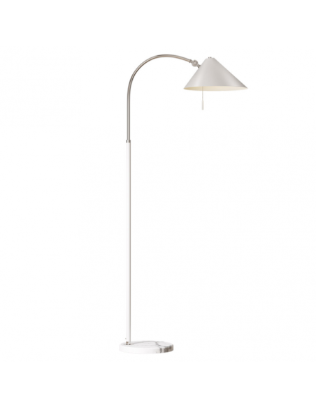 Pie Salon Empire 1xe27 Blanco 167x30x85 Cm