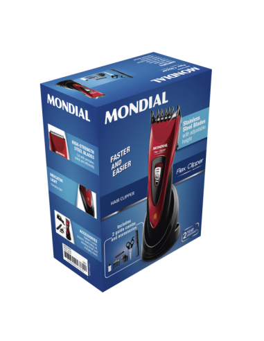 Corta Pelo/afeitadora Recargable.60 Min Sin Cable2 Peines De Corte Y 6 Accesorios