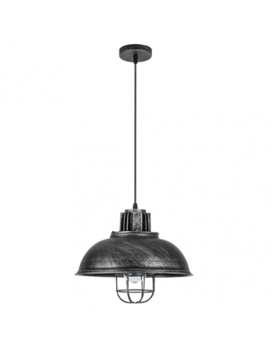 Colgante Emu 1xe27 Rustico-plata Regx33x33 Cm