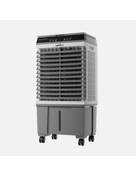 Climatizador Industrial Halibut Gris/blanco 65w 3vel 20l Oscilante 4acumulad.frio C/remoto Humidificador 77x38x28cm