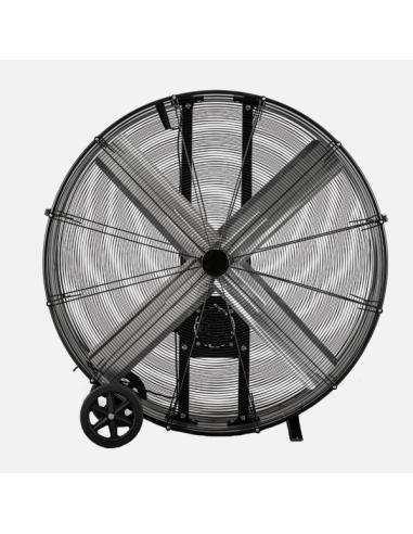 Ventilador Industrial Maximum 800w Negro 127d 2 Velocidades C/ruedas 129,5x127x46cm