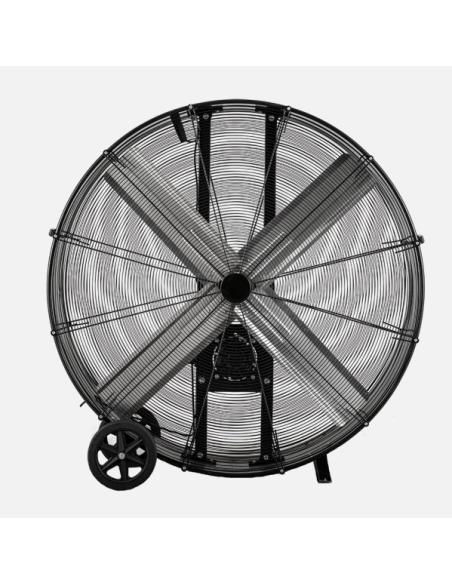Ventilador Industrial Maximum 800w Negro 127d 2 Velocidades C/ruedas 129,5x127x46cm