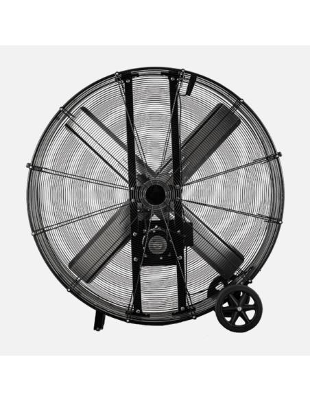 Ventilador Industrial Maximum 800w Negro 127d 2 Velocidades C/ruedas 129,5x127x46cm