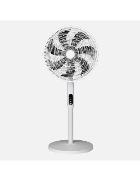 Ventilador Pie 3x1 Mixin Blanco 3vel 60w 7asp 45d Fijo/rotatorio Suelo/pared/sobremesa Regx45x45cm