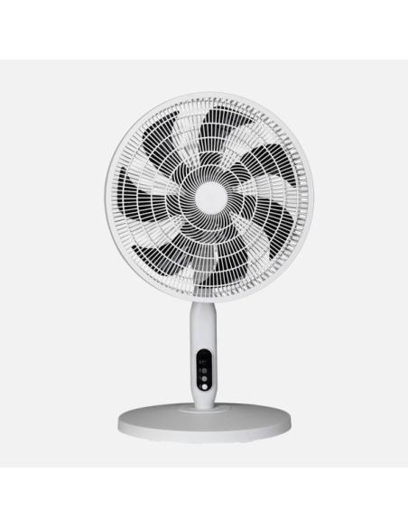 Ventilador Pie 3x1 Mixin Blanco 3vel 60w 7asp 45d Fijo/rotatorio Suelo/pared/sobremesa Regx45x45cm