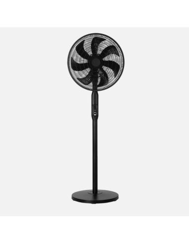 Ventilador Pie 3x1 Mixin Negro 3vel 60w 7aspas 45d Fijo/rotatorio Suelo/pared/sobremesa Regx45x45cm