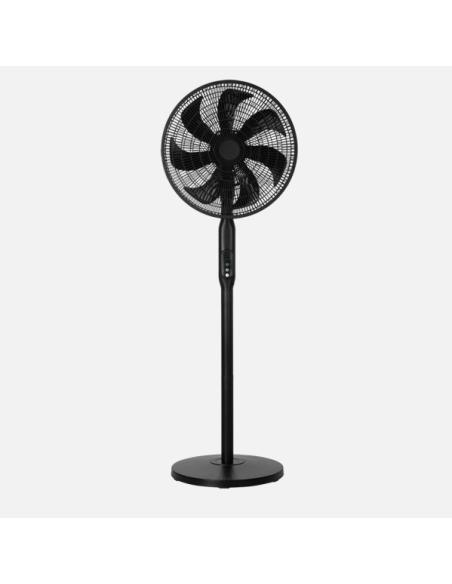 Ventilador Pie 3x1 Mixin Negro 3vel 60w 7aspas 45d Fijo/rotatorio Suelo/pared/sobremesa Regx45x45cm