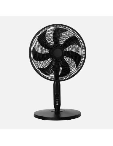 Ventilador Pie 3x1 Mixin Negro 3vel 60w 7aspas 45d Fijo/rotatorio Suelo/pared/sobremesa Regx45x45cm
