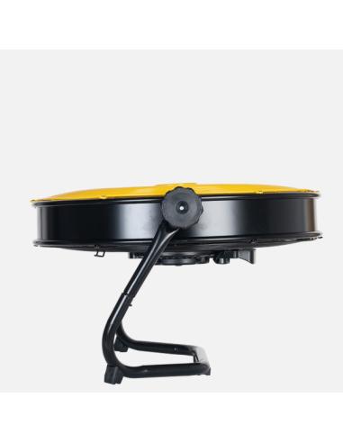 Ventilador Industrial Mapache 80w Negro/amarillo 3vel 3aspas Orientable 180º 48,5x51x19,5cm