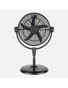 Ventilador Pie 3x1 Aifos Negro 3vel 90w 5aspas Fijo/rotatorio Suelo/pared/sobremesa Orientable Regx61x61cm 2