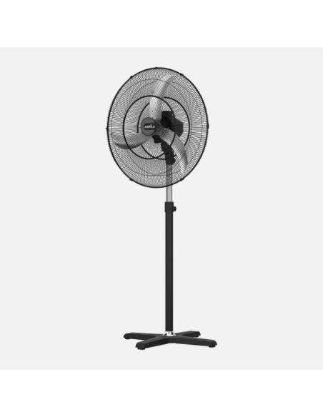 Ventilador Industrial Regata 175w Negro 3vel 3aspas 80d Fijo Y Rotatorio Alta Velocidad Regx80x80cm