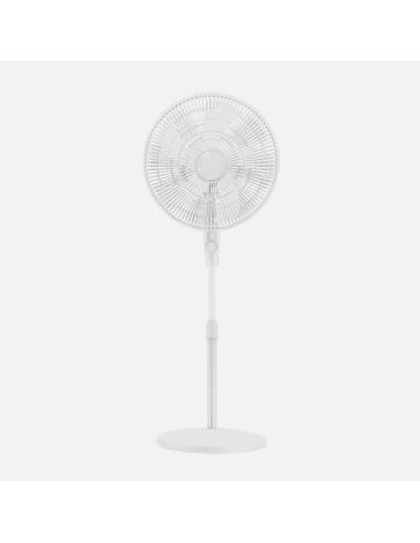 Ventilador De Pie Escudero Blanc 3vel 50w 5asp 40d Fijo/rotat.orientable Regx40x40cm
