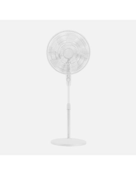 Ventilador De Pie Escudero Blanc 3vel 50w 5asp 40d Fijo/rotat.orientable Regx40x40cm