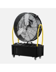 Ventilador Nebulizador Industrial Excalibur 300w Negro/amarillo 3aspas 3vel. 65d Tanque Agua 25l C/ruedas 101x71x30cm