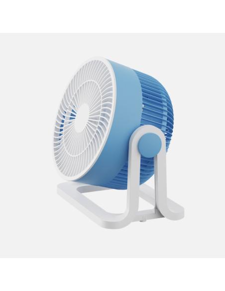Ventilador Sobremesa Funchal Azul 32w 3aspas 3vel Orientable 24x25x15,5cm