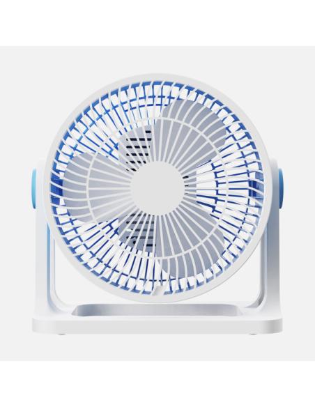 Ventilador Sobremesa Funchal Azul 32w 3aspas 3vel Orientable 24x25x15,5cm